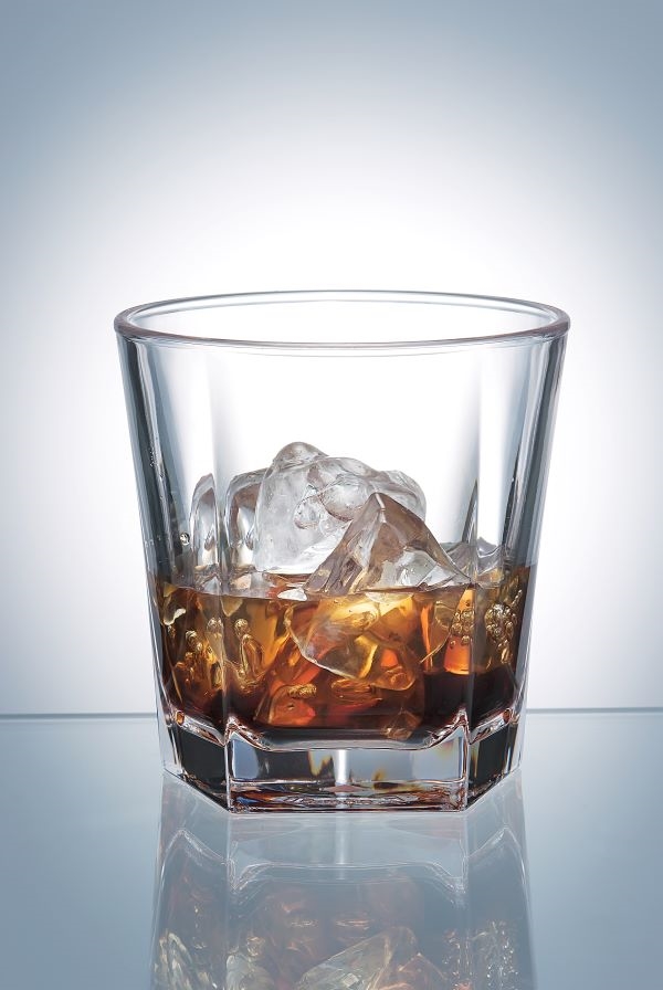 Glas polycarbonat 370ml double jasper 96 stk/krt