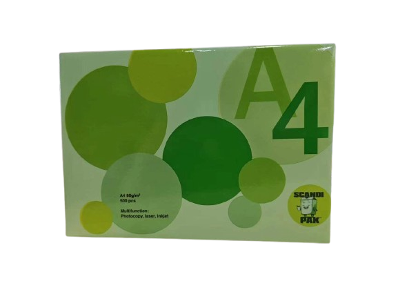 Kopipapir, A4, 80g/m² - 500 stk/pk