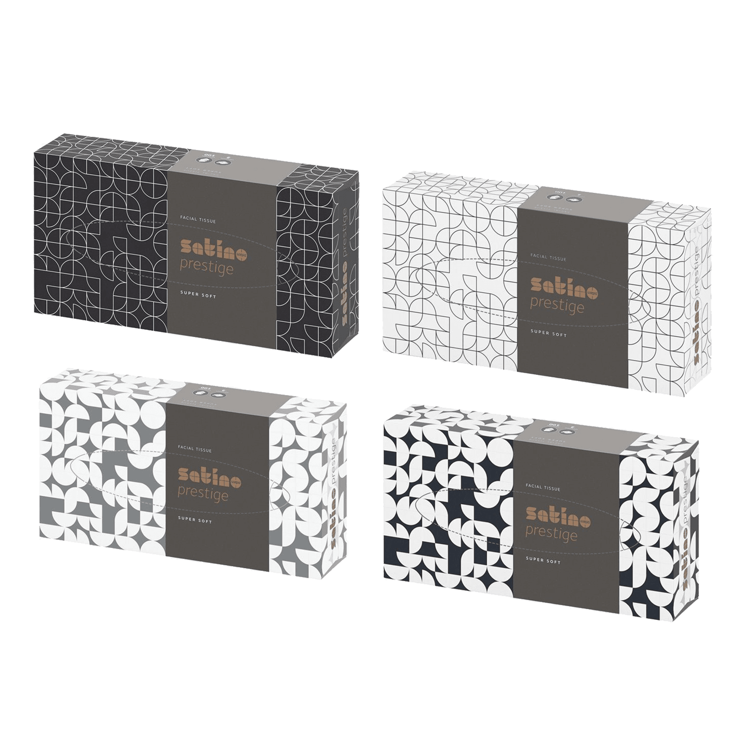 Ansigtsserviet Satino Prestige 4000 stk/krt