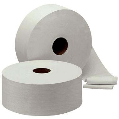Toiletrulle Pristine Ekstra blød Jumbo Mini hvid nyfiber 160m Ø18cm 2 lag 12 rl/krt