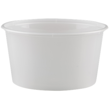 Micro skål hvid 45 cl 500 stk/krt