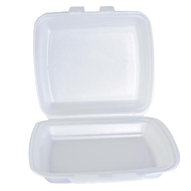 Termobakke 1-rum 247x198x75 mm Hængslet låg - 2x125 stk/krt