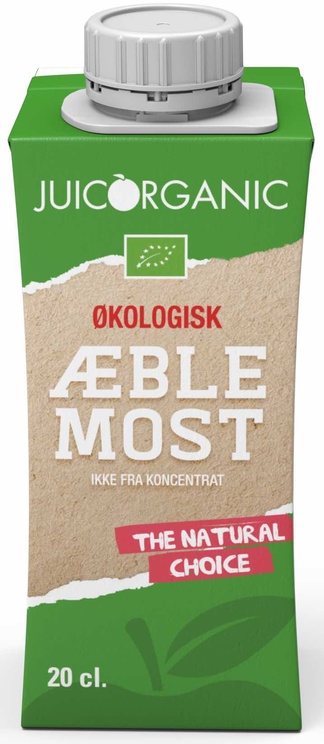 JuicOrganic Øko Æblemost, RTD, pap, 0.2L.x24 stk