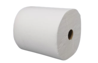 Håndklæderuller 160m med hylse 6rl/krt.