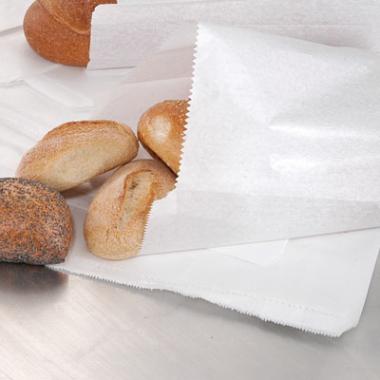 Bagerpose 1.0kg hvid 170x275mm 40g 1000 stk/pk