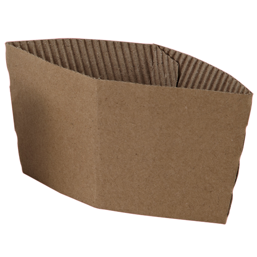 Manchet til kaffebæger 12/16oz Ø90mm brun 1000stk/krt