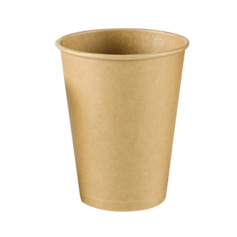 Hotcup 12 oz nature bambus Ø90/58x137mm  PE 1000stk/krt