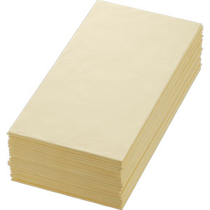 NAPKINS DL 1/8 48X48CM CREAM 36x6/krt
