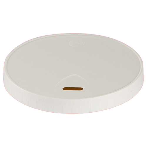 Paplåg til papirkop DPE 12-16oz 355-473ml Ø90mm hvid 1000stk/krt