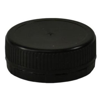 Låg til flasker Ø38 sort 100 stk/ps