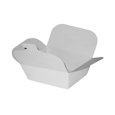 Kinaæske m/PE hvid lille 500ml 10ps x 60stk. Pr Karton 