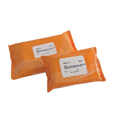 Desinfektionsklud WipeClean Ethanol desinfektion 80% small 25 stk/Pk