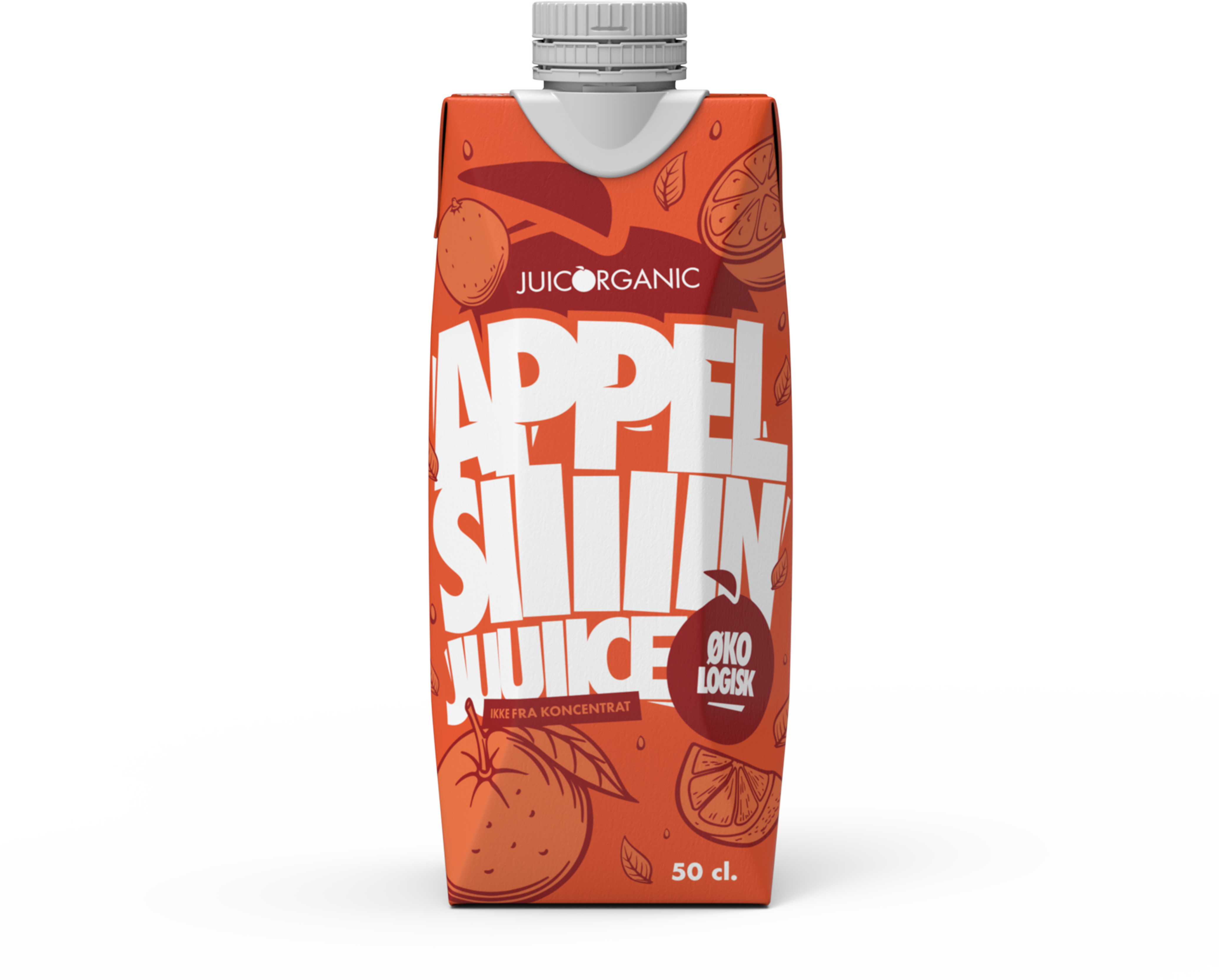 JuicOrganic Økologisk Appelsinjuice RTD,pap, 12x0,5 L.